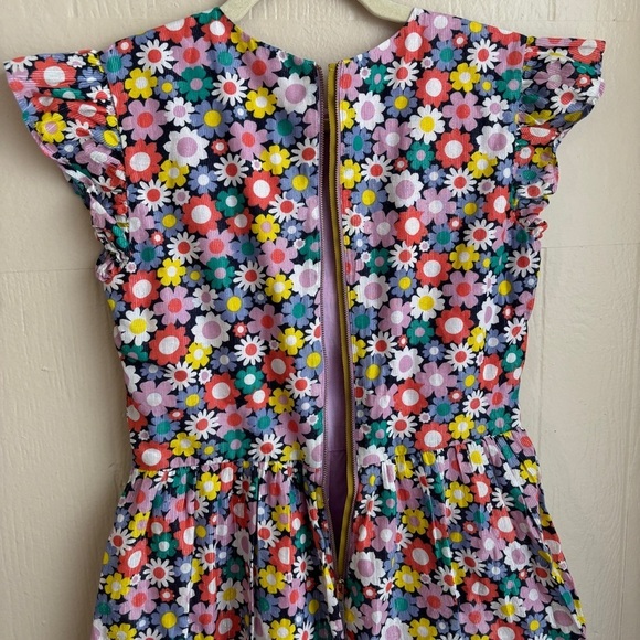 J. Crew Crewcuts Girls' Smocked-Waist Dress in Shimmer Floral - Picture 10 of 14